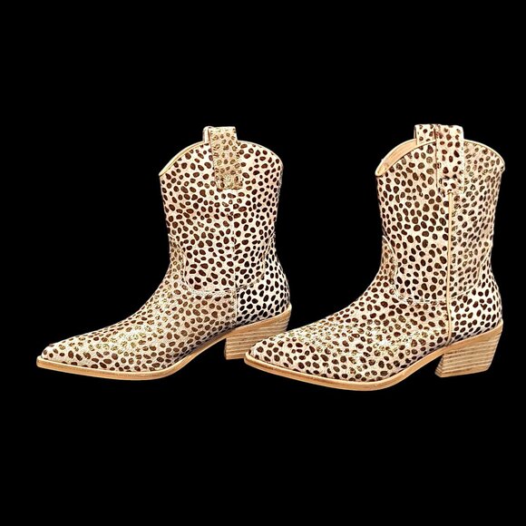 Shu Shop Toni Western Cheetah Boots - Picture 6 of 13